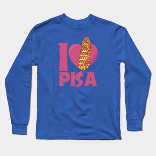 I Love Pisa Long Sleeve T-Shirt